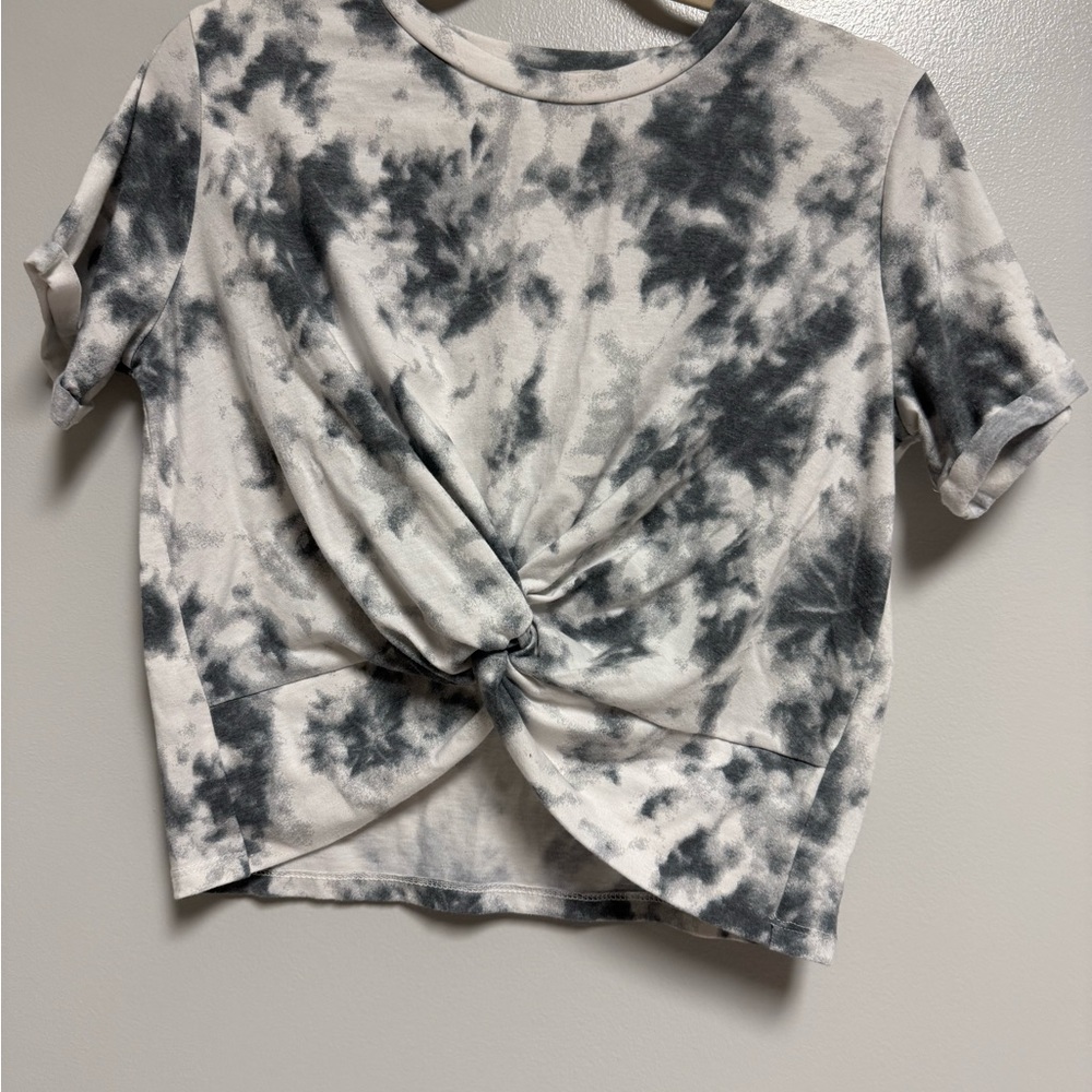 Tie dye knot top